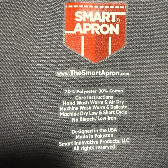Gray Smart Apron Bib - Picture 3 of 6